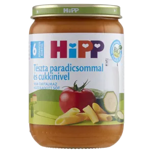 Hipp 6 Hónapos Bio Tészta Paradicsommal és Cukkínivel 190g #6