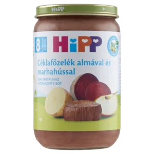 Hipp 8 Hónapos Céklafőzelék Almával és Marhahússal 220g #6