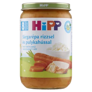 Hipp 8 Hónapos Sárgarépa Pulykahússal 220g #6