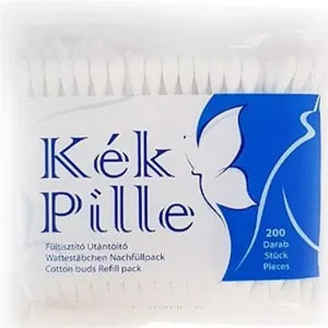 Kék Pille fültisztító utántöltő 200db-os 24#