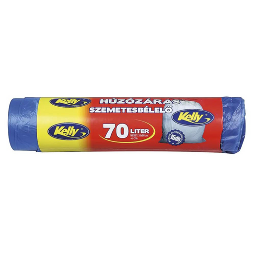 Kelly Húzózáras 70L Szemetes Zsák 15 db