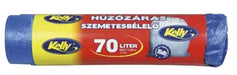 Kelly szemeteszsák húzózáras 70l 15db 30#
