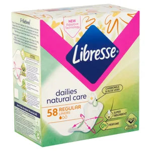 Libresse Natúráls Care normál öko csomag tisztasági betét 58 db 5#