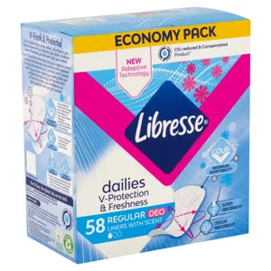 Libresse Normal deo fresh gazdaságos csomag 58 db 5#v10#