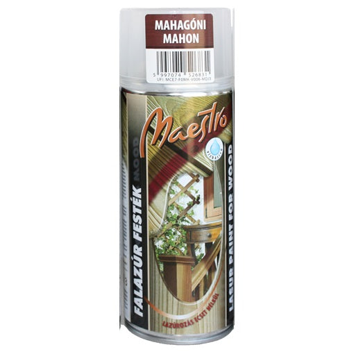 Maestro fa lazúr, mahagóni, aeroszol, 400 ml nancsika