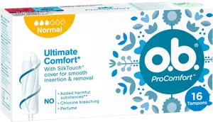 Ob tampon normal procomfort blossom 16db 180#