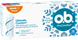 Ob tampon super procomfort blossom 16db 162#