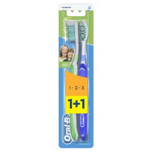 Oral-B fogkefe Natural 2x40 Medium 1+1 #96