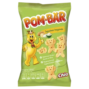 Pom-bär snack tejszínes-hagymás chips 50g