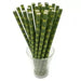 Papír Szívószál Bambusz Mintás, 8 x 230 mm, 250 db #8
