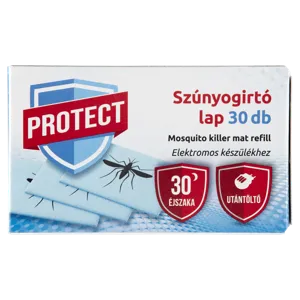 Protect Plus szúnyogirtó lap utántöltő 30 db #12
