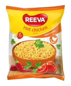 Reeva instant tészta leves csípős csirke ízű 60g