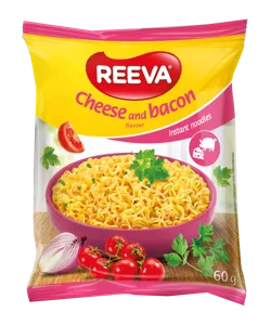 Reeva instant tésztaleves sajtos-baconos ízzel 60g