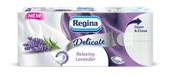 Regina Deluxe Papírzsebkendő Levendula 90 db, 3 Rétegű #50