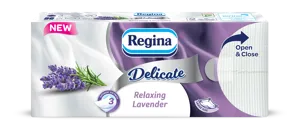 Regina Deluxe Papírzsebkendő Levendula 90 db, 3 Rétegű #50