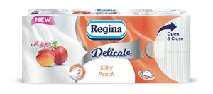 Regina Deluxe Papírzsebkendő Peach 90 db, 3 Rétegű #50