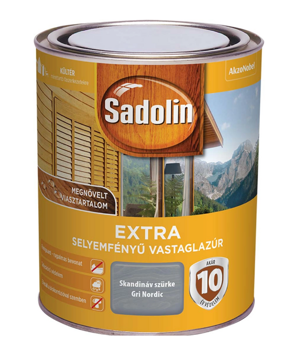 Sadolin extra skandináv szürke 0,75 L