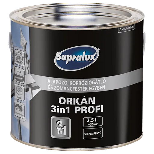 Supralux Orkán 3in1 Profi Alumínium 2,5 lit