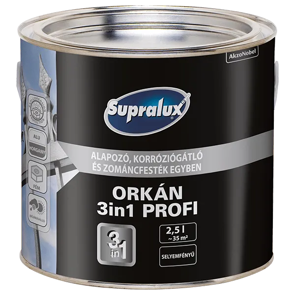 Supralux Orkán 3in1 Profi Alumínium 2,5 lit