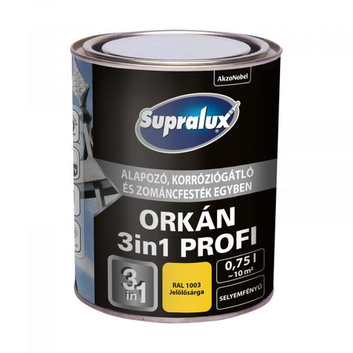 Supralux Orkán 3in1 Profi RAL1003 Jelölősárga 0,75 lit