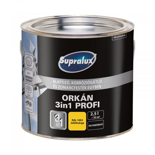 Supralux Orkán 3in1 Profi RAL1003 Jelölősárga 2,5 lit