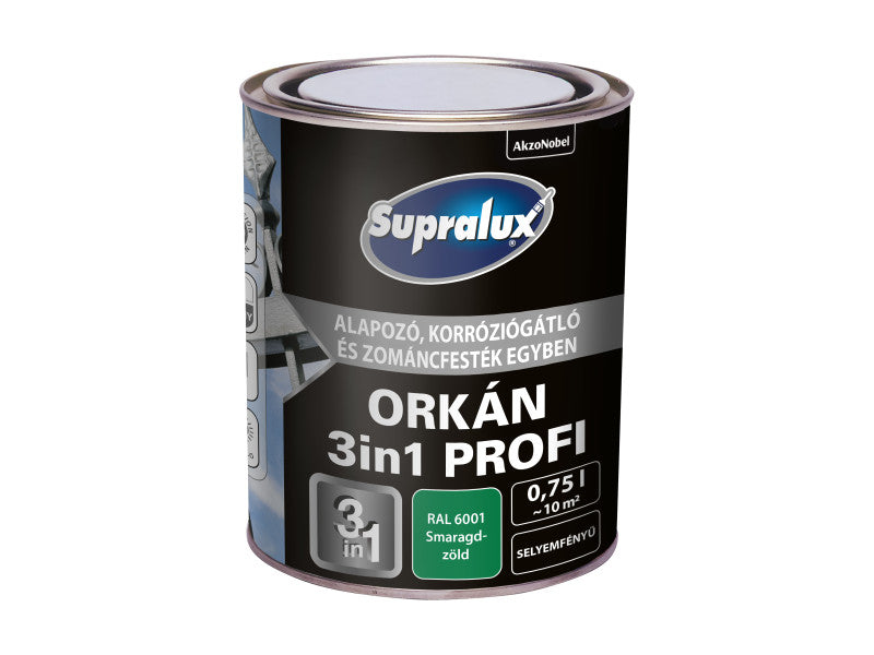Supralux Orkán 3in1 Profi RAL6001 Smaragdzöld 0,75 lit