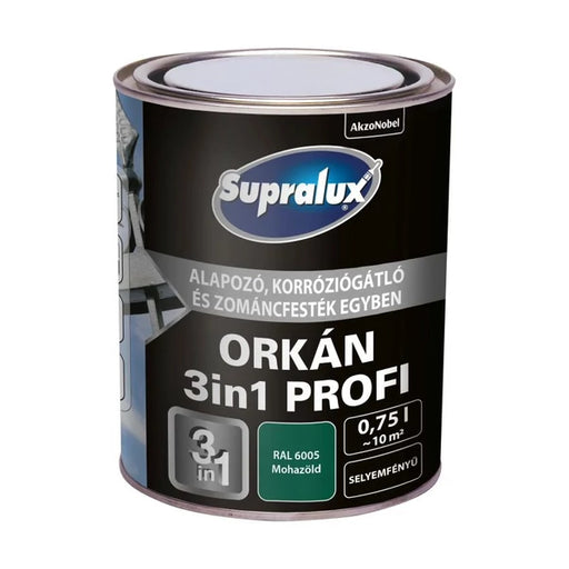 Supralux Orkán 3in1 Profi RAL6005 Mohazöld 0,75 lit
