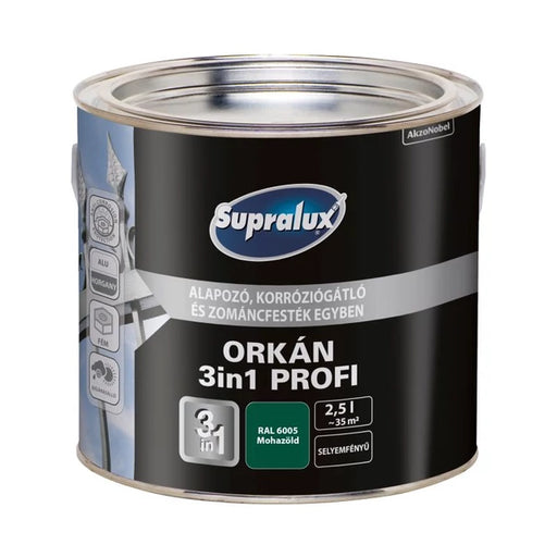Supralux Orkán 3in1 Profi RAL6005 Mohazöld 2,5 lit