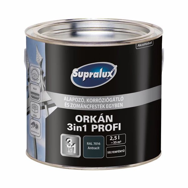 Supralux Orkán 3in1 Profi RAL7016 Antracit 2,5 lit