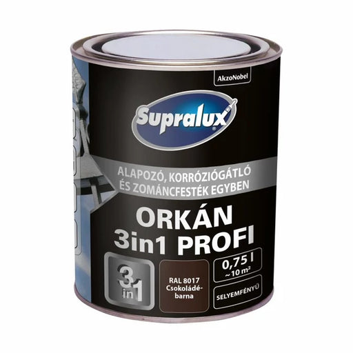 Supralux Orkán 3in1 Profi RAL8017 Csokoládébarna 0,75 lit
