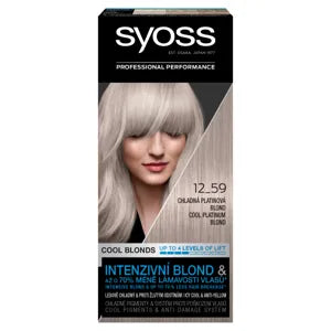 Syoss Color hajfesték 12-59 hamvas platinaszőke 48#