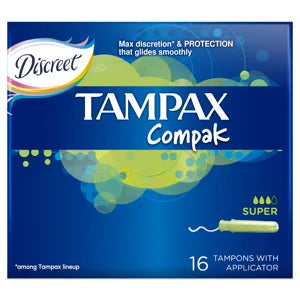 Tampax compak super tampon 16db 6#