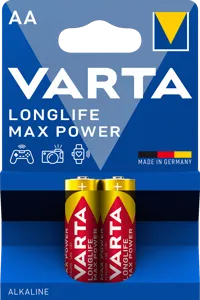 Varta Longlife Max Power Alkaline Ceruzaelem 2 db-os Bliszter #20