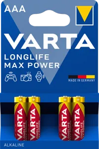Varta Longlife Max Power Alkaline Mikroelem 4 db-os Bliszter #10