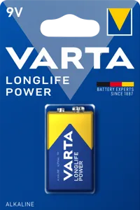 Varta Longlife Power alkáli 9V elem 1BL 10#