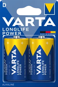 Varta Longlife Power alkáli D góliát elem LR20