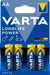 Varta Longlife Power alkáli ceruza elem AA LR06 BL4