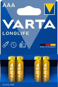 Varta Longlife alkáli mikro elem AAA LR03 BL2