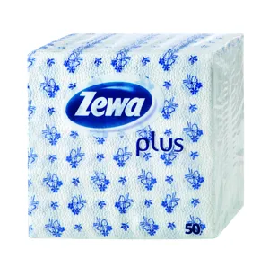  Zewa Plus 1 rétegű szalvéta Kék 50 db/csomag