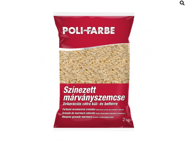 Polifarbe vajsárga márványszemcse (560) 2kg