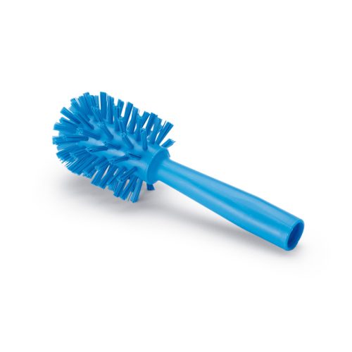 Igeax élelmiszeripari csőtisztító kefe, menetes nyélhez, kék 65mm