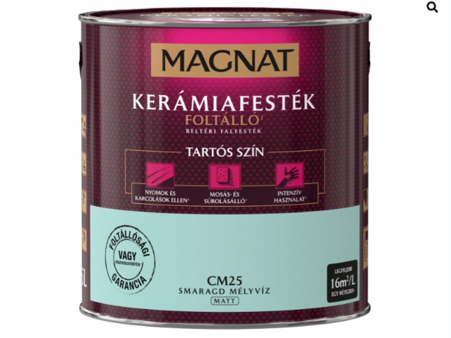 Polifarbe Magnat kerámiafesték smaragd mélyvíz cm25 2,5l