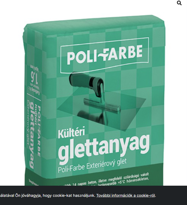 Polifarbe kültéri glettanyag 20 kg