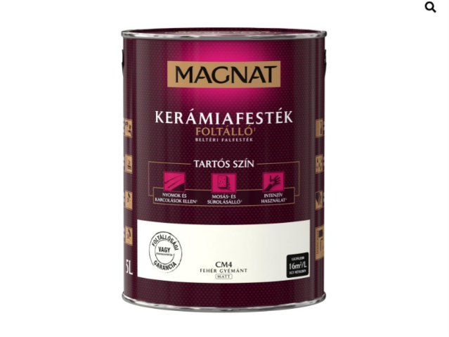 Polifarbe Magnat kerámiafesték ezüstös gránit cm3 5l