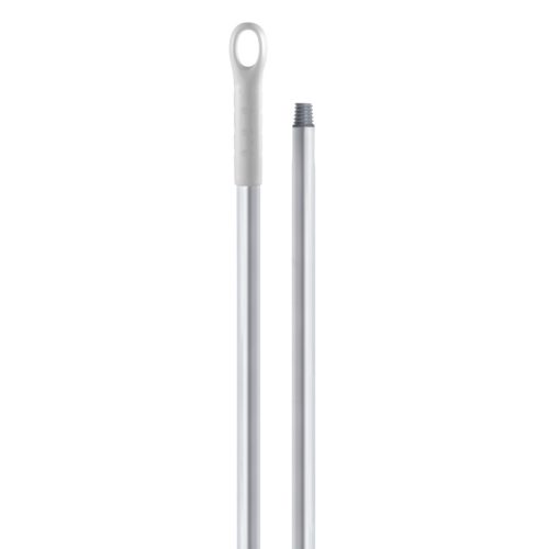 Igeax élelmiszeripari aluminium nyél menetes átmérőjű, fehér 150cm-es 25 mm