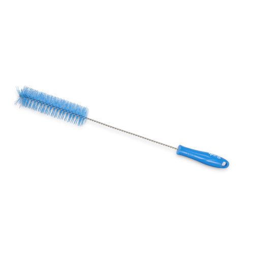 Igeax élelmiszeripari kémcső-, és üvegtisztító kefe, átmérő hossz kék 40mm, 50cm,