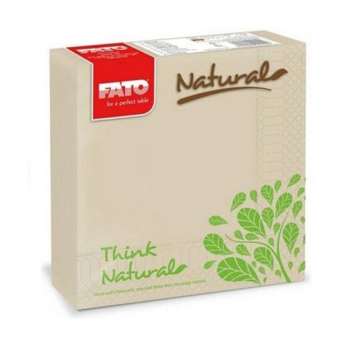 Fato szalvéta mintás natural style 33x33cm 2 réteg 50 lap/csomag