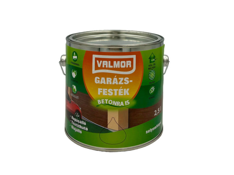 Valmor garázsfesték piros RAL3020 2,5 lit