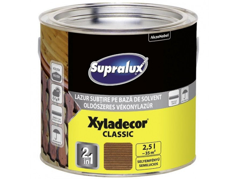 Xyladecor Classic (Supralux) rusztikus dió 2,5 lit