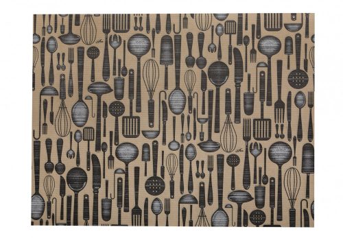 Infibra tányéralátét brunch villásreggeli mintás 30x40cm 250 darab/csomag